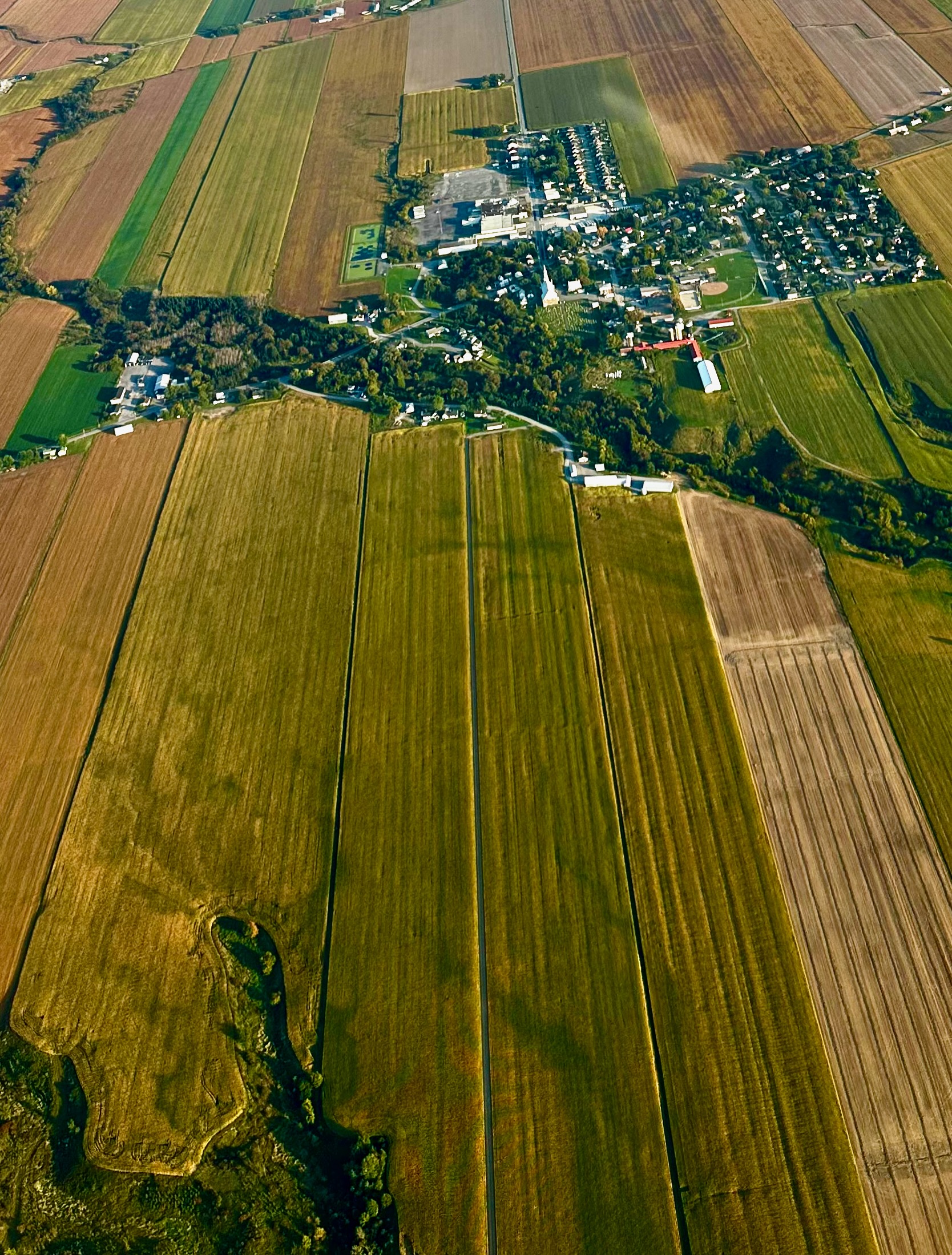 Village vu du ciel